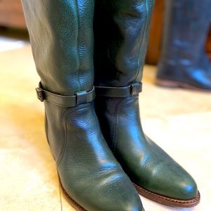 Frye Dorado tall boots Dk Green